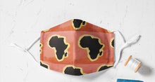 Load image into Gallery viewer, 100% Cotton Handmade Face Mask - Africa