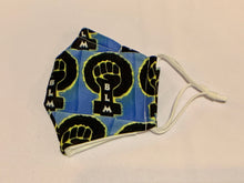 Load image into Gallery viewer, 100% Cotton Handmade Face Mask - BLM Black Power Fist