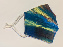 Load image into Gallery viewer, 100% Cotton Handmade Face Mask - Abstract Fish