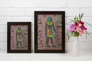 Penny Seven's Art print - Hieroglyphic