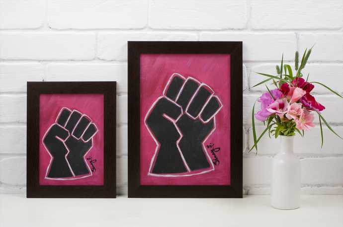 Penny Seven's Art print - Fist up