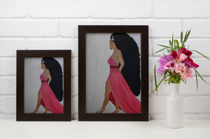 Penny Seven's Art print - Pretty in Pink