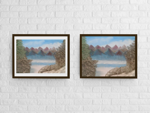 Penny Seven's Art print - Waterfall Landscape