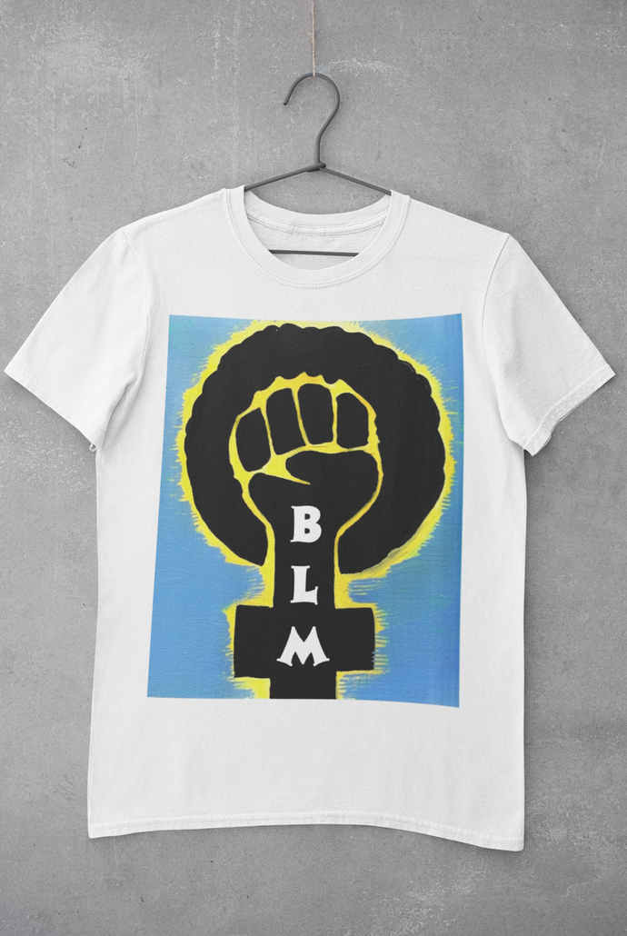 BLM Black Power Fist Short Sleeve T-Shirt