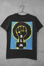 Load image into Gallery viewer, BLM Black Power Fist Short Sleeve T-Shirt
