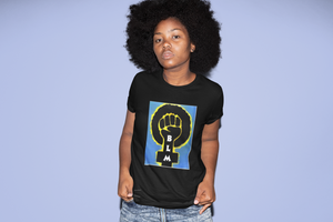 BLM Black Power Fist Short Sleeve T-Shirt