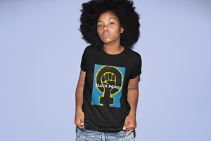 Black Power Fist Short Sleeve T-Shirt