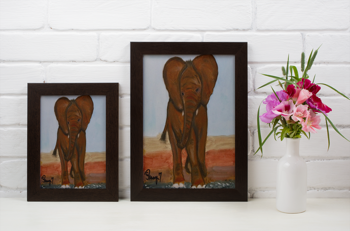 Penny Seven's Art print - African Elephant