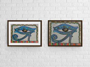 Penny Seven's Art print - Evil Eye