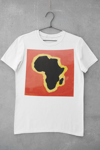 Africa yellow Short Sleeve T-Shirt