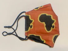 Load image into Gallery viewer, 100% Cotton Handmade Face Mask - Africa
