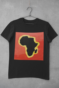 Africa yellow Short Sleeve T-Shirt