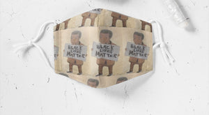 100% Cotton Handmade Face Mask - BLM Boy