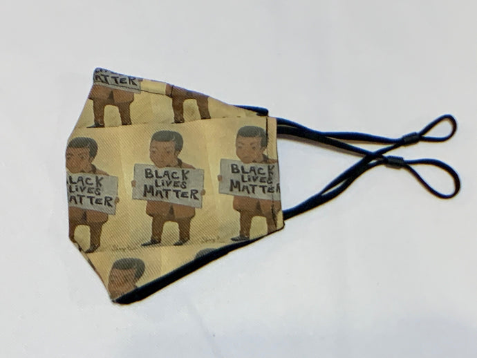 100% Cotton Handmade Face Mask - BLM Boy