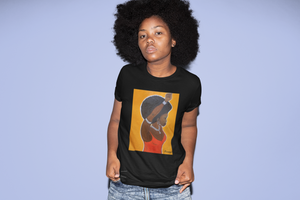 Fist Up Orange Short Sleeve T-Shirt