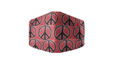 Load image into Gallery viewer, 100% Cotton Handmade Face Mask - Peace Sign
